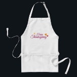 Tablier Bon thanksgiving avec feuilles tombantes<br><div class="desc">Bon thanksgiving avec feuilles tombantes</div>