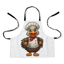 Bon thanksgiving Cartoon Cute Chef Turquie