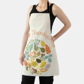 Tablier Bon thanksgiving de vacances d'automne Feuilles co (Insitu)