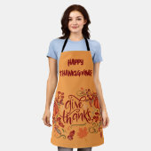 Tablier Bon thanksgiving Donner Merci | (Porté)