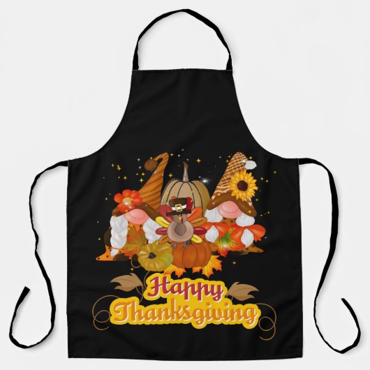 Tablier Bon thanksgiving Gnome (Recto)