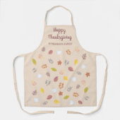 Tablier Bon thanksgiving personnalisé (Recto)