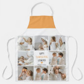 Tablier Bon thanksgiving photo Collage moderne grand-mère (Recto)