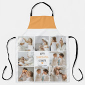 Tablier Bon thanksgiving photo Collage moderne grand-père (Recto)