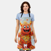 Tablier Bonbons de Monster heureux Design (Porté)