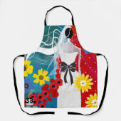 Tablier Bonheur de mariée (Recto)