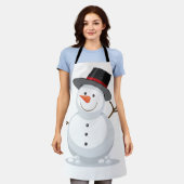 Tablier Bonhomme de neige (Porté)