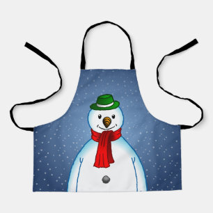 Tablier Bonhomme de neige joyeux