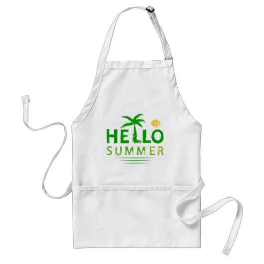 Tablier Bonjour été (Devant)