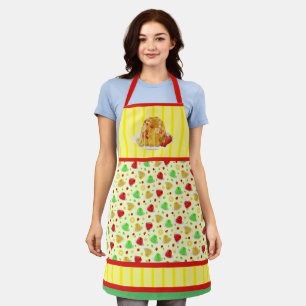 Tablier Bonjour Jello Retro Pink Apron