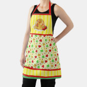 Tablier Bonjour Jello Retro Pink Apron (Insitu)