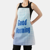 Tablier Bonjour Points Bleus (Insitu)