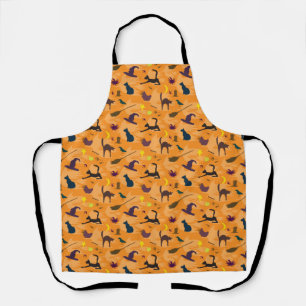 Tablier Bonjour sorcière - sans couture motif Halloween.