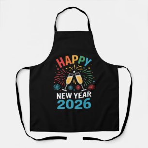 Tablier Bonne année 2026 Fête drôle du Nouvel An 2026