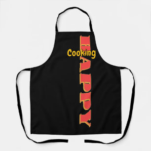 Tablier Bonne Cuisine Chef Noir