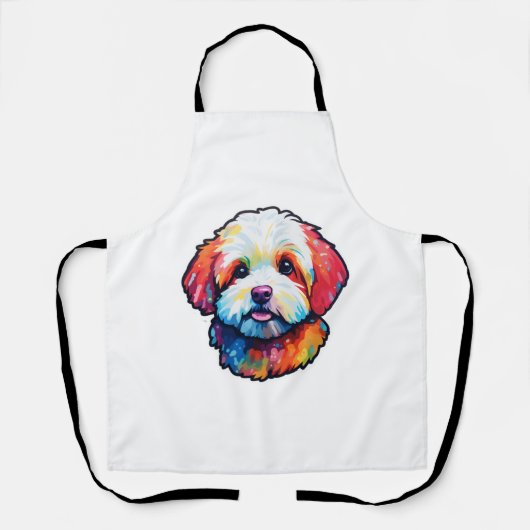 Tablier Bonne frise bichon (Recto)