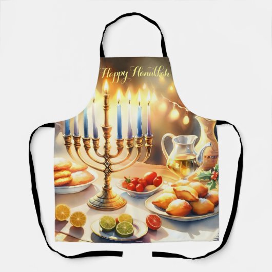 Tablier Bonne Hanoukka (Recto)