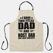 Tablier Bonne meilleure fête des pères idées cadeaux bon p (Recto)