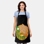 Tablier Bonne Pâque Avec Jolie Fête Juive Matzo (Porté)