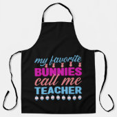 Tablier Bonne Pâques - Lapin (Recto)