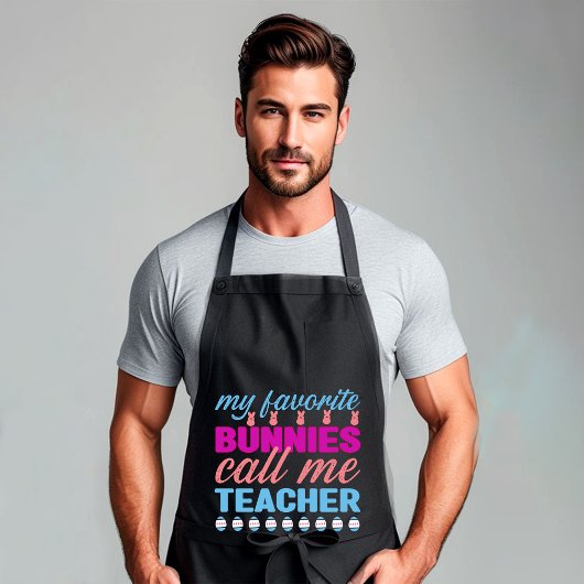 Tablier Bonne Pâques - Lapin