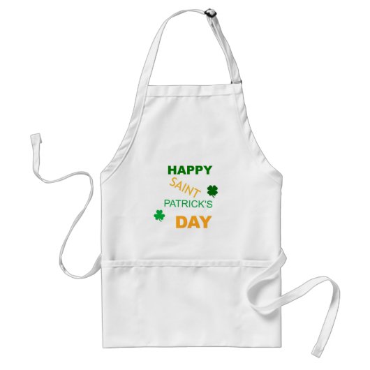 Tablier Bonne Saint Patrick's Day (Devant)