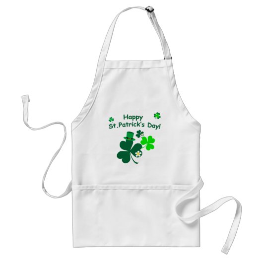 Tablier Bonne Saint Patrick's Day (Devant)