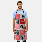 Tablier Bonne Valentines Jour 9 Grille photo (Porté)