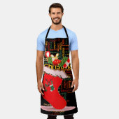 Tablier Bonnes Fêtes Cuisine : Chef Spécial (Porté)