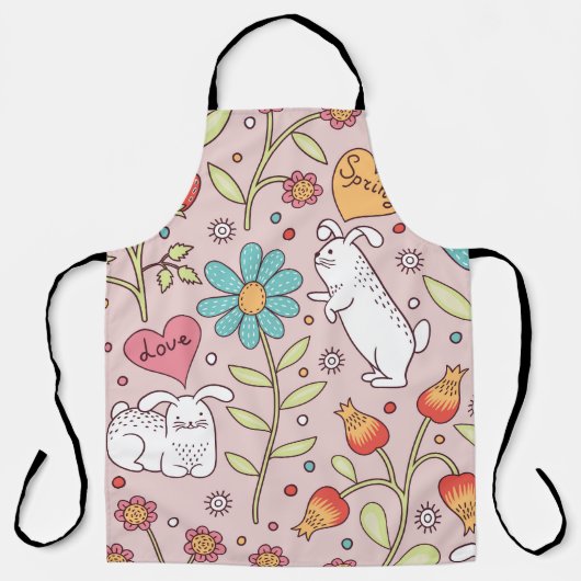 Tablier Bonnets mignons : Un Charme Adorable Et Sans Seaml (Recto)