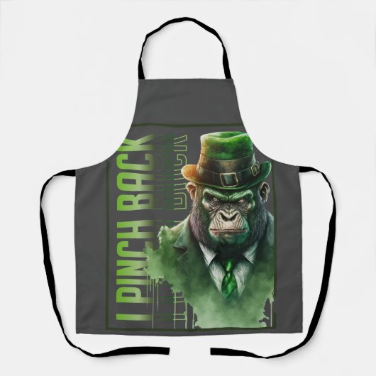 Tablier Bono Chimp Gangsta Apron "I Pinch Back" (Recto)