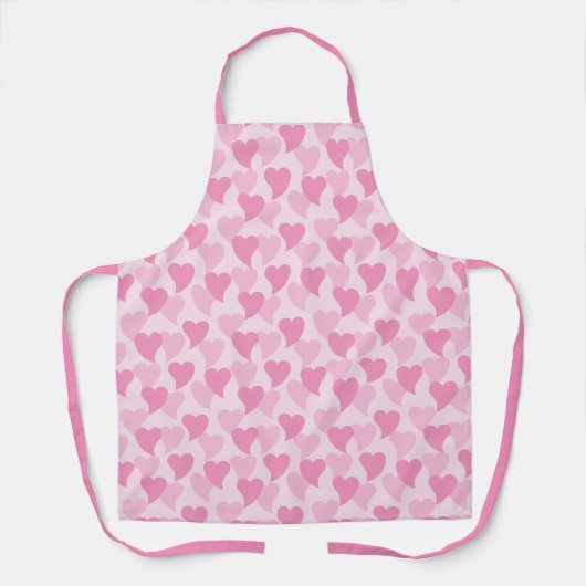 Tablier Bons Coeurs Motif sans couture (Recto)