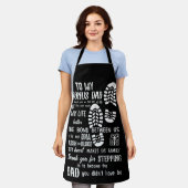 Tablier Bonus Papa Fête des pères Stepdad pour fille Son (Porté)