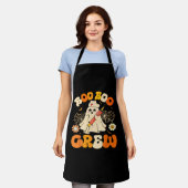 Tablier Boo Boo Crew Drôle Fantôme Pour Infirmière, Rétro  (Porté)