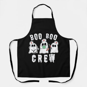 Tablier Boo Boo Crew Funny Nurse Ghost Costume Halloween