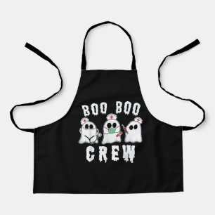 Tablier Boo Boo Crew Funny Nurse Ghost Costume Halloween