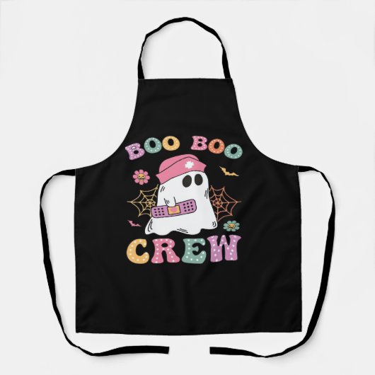Tablier Boo Boo Crew Ghost Nurse Classic T-shirt (Recto)