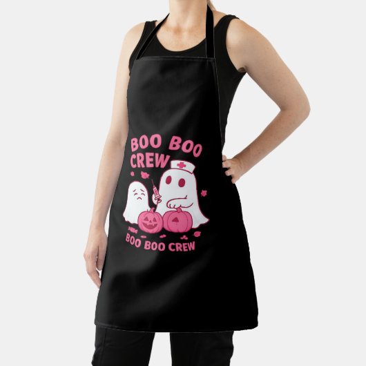 Tablier Boo Boo Infirmière d'équipage Funny Halloween Infi (Insitu)
