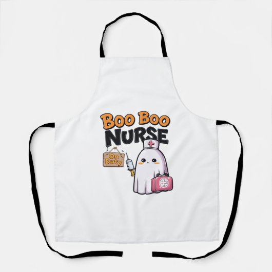 Tablier Boo Boo Infirmière En Service Classique T-Shirt (Recto)