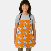 Tablier Boo Ghost UK 31 Éffrayant USA Crâne Octobre Hallow (Insitu)