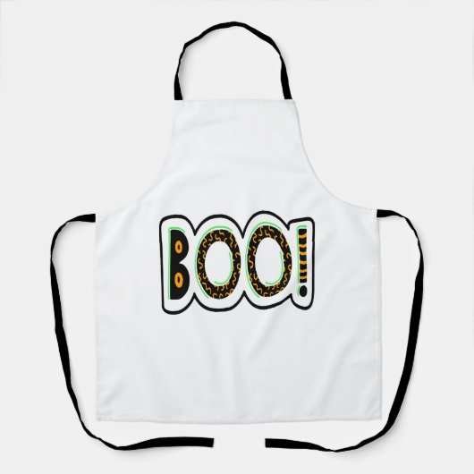 Tablier BOO Halloween (Recto)