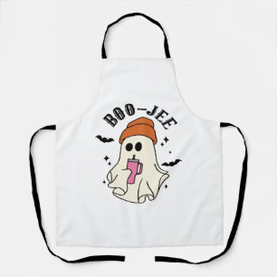 Tablier Boo-Jee fantôme drôle inspiré de tumbler Halloween
