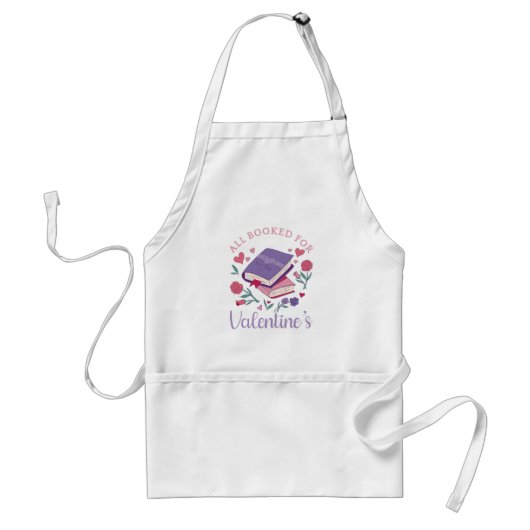 Tablier Bookworm - Tous réservés pour Valentine's II (Devant)