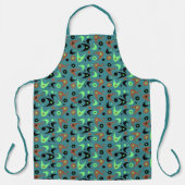 Tablier Boomerangs rétro (Recto)