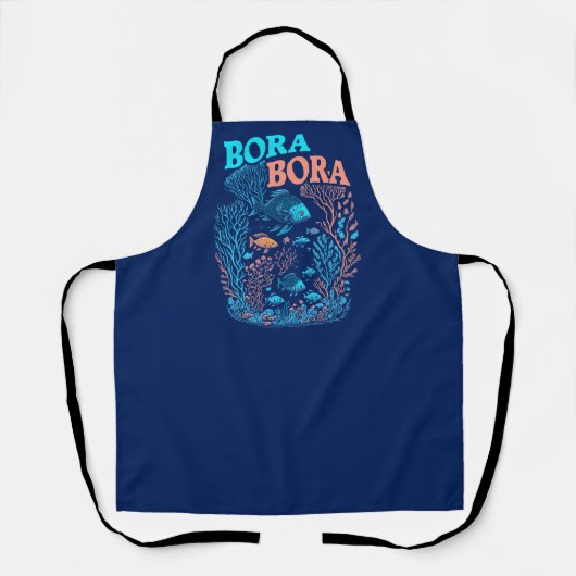 Tablier Bora Bora Coral Reef (Recto)