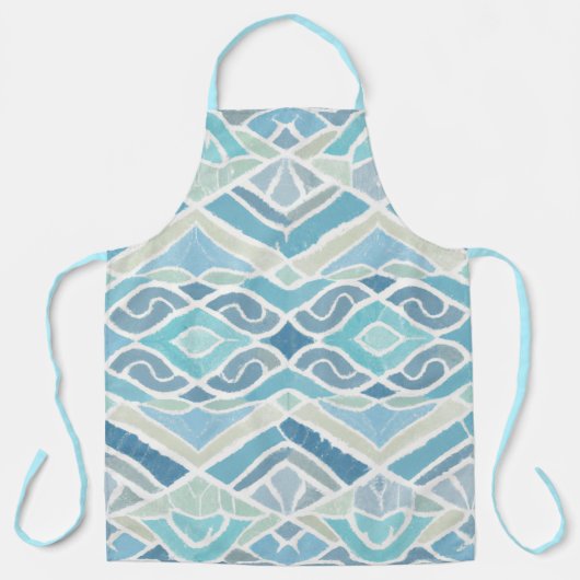 Tablier Bord de mer/plage/bleu marine (Recto)