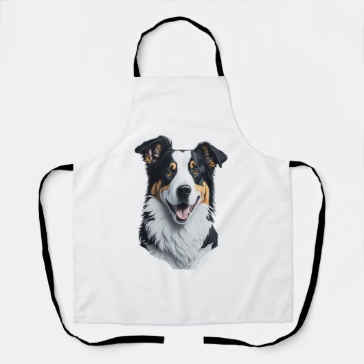 Tablier Bordure face Collie (Recto)