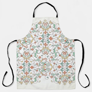 Tablier Bordure vintage et transparente dans le style orie