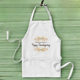 Tablier Bordures feuille couleur automne bon thanksgiving