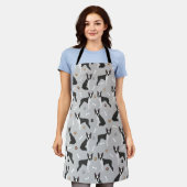 Tablier Boston Terrier Bones and Paws Apron (Porté)